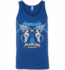 Metallica Miami Marlins Logo Tank - zezetee
