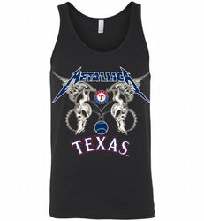 Metallica Texas Rangers Logo Tank