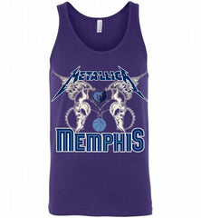 Metallica Memphis Grizzlies Logo Tank - zezetee