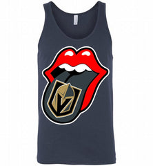 Vegas Golden Knightsg  x The Rolling Stones Logo Tank - zezetee