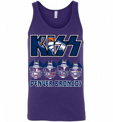 Kiss Denver Broncos Logo Tank - zezetee