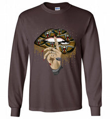 New Orleans Pelicans Lip Shut The Fuck Up Gildan Long Shirt - zezetee