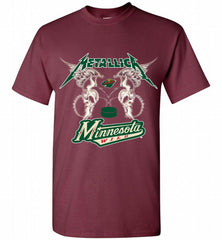 Metallica Minnesota Wild Logo Shirt - zezetee