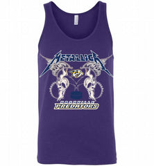 Metallica Nashville Predators Logo Tank - zezetee