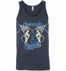 Metallica Kansas City Royals Logo Tank - zezetee