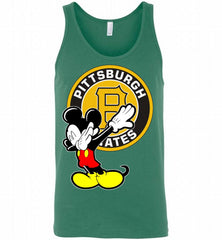 Disney Mickey Mouse Dabbing Pittsburgh Pirates Tank - zezetee