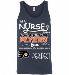 I'M A Nurse And A Philadelphia Flyers Fans Gift Tank - zezetee