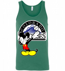 Disney Mickey Mouse Dabbing Colorado Rockies Tank - zezetee