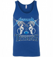 Metallica Tennessee Titans Logo Tank - zezetee