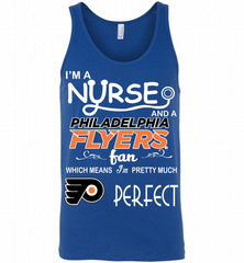 I'M A Nurse And A Philadelphia Flyers Fans Gift Tank - zezetee