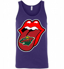 Minnesota Wild x The Rolling Stones Logo Tank - zezetee