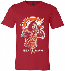 AQUAMAN CHICAGO BEARS MAN Canvas USA - zezetee