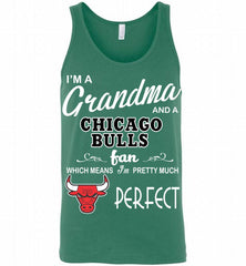 I'M A Grandma And A Chicago Bulls Fans Perfect Tank - zezetee
