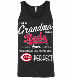 I'M A Grandma And A Cincinnati Reds Fans Gift Tank