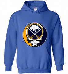 NHL TEAM BUFFALO SABRES X GRATEFUL DEAD LOGO BAND Hoodie - zezetee