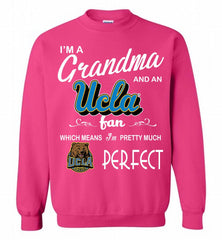 I'M A Grandma And A UCLA Bruins Fan Crewneck Sweatshirt - zezetee