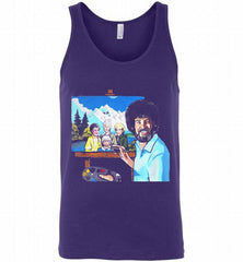 BOB ROSS PAINTING THE GOLDEN GIRL Tank - zezetee