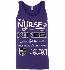 I'M A Nurse And A Los Angeles Kings Fans Gift Tank - zezetee
