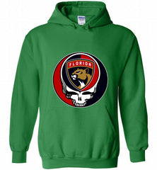 NHL TEAM FLORIDA PANTHERS X GRATEFUL DEAD LOGO BAND Hoodie - zezetee