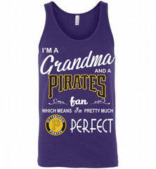 I'M A Grandma And A Pittsburgh Pirates Fans Gift Tank - zezetee