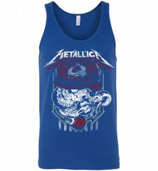 Metallica Skull Snake Colorado Avalanche Tank - zezetee