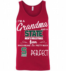 I'M A Grandma And A Michigan State Spartans Fan Tank - zezetee