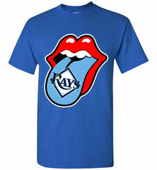 Tampa Bay Rays  x The Rolling Stones Logo Shirt - zezetee