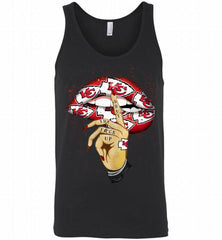 NFL Kansas City Chiefs Lip Shut The Fuck Up Tank - zezetee