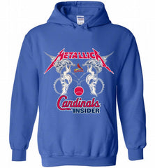 Metallica St Louis Cardinals Logo Hoodie - zezetee
