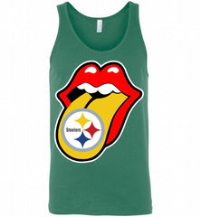 Pittsburgh Steelers  x The Rolling Stones Logo Tank - zezetee
