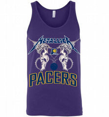 Metallica Indiana Pacers Logo Tank - zezetee