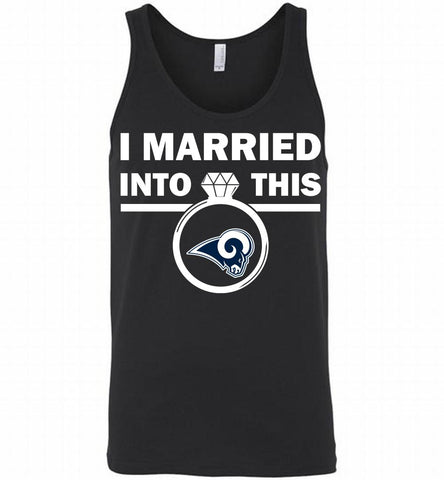 I MARRIED INTO THIS NFL Los Angeles Rams Tank - zezetee