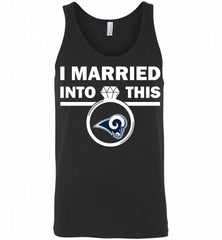 I MARRIED INTO THIS NFL Los Angeles Rams Tank - zezetee