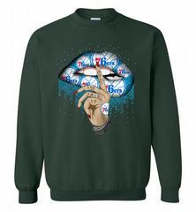 Philadelphia 76ers Lip Shut The Fuck Up Crewneck Sweatshirt - zezetee