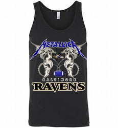 Metallica Baltimore Ravens Logo Tank