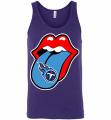 Tennessee Titans  x The Rolling Stones Logo Tank - zezetee