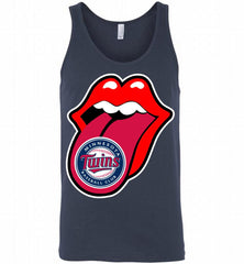 Minnesota Twins  x The Rolling Stones Logo Tank - zezetee