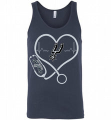 Nurse Heartbeat Love San Antonio Spurs Tank - zezetee