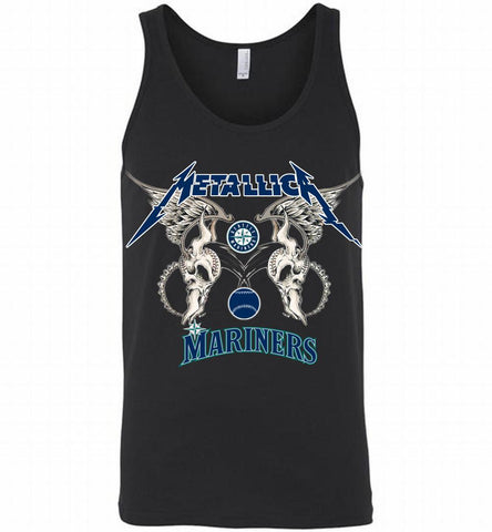 Metallica Seattle Mariners Logo Tank - zezetee