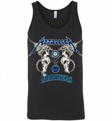 Metallica Seattle Mariners Logo Tank - zezetee