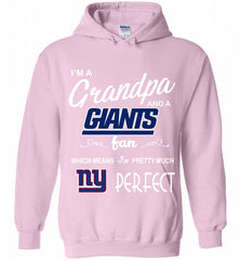I'M A Grandpa And A New York Giants Pretty Much Perfect Hoodie - zezetee