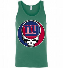 New York Giants Grateful Dead Logo Band Tank - zezetee
