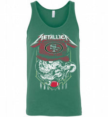 Metallica Skull Snake San Francisco 49ers Tank - zezetee
