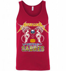 Metallica Buffalo Sabres Logo Tank - zezetee