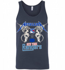 Metallica New York Rangers Logo Tank - zezetee