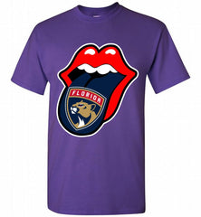 Florida Panthers  x The Rolling Stones Logo Shirt - zezetee