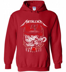 Metallica Skull Snake Tampa Bay Buccaneers Hoodie - zezetee