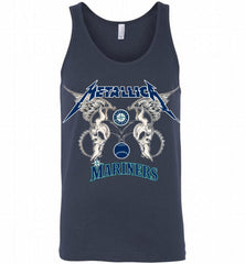 Metallica Seattle Mariners Logo Tank - zezetee
