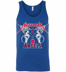 Metallica Los Angeles Angels Logo Tank - zezetee