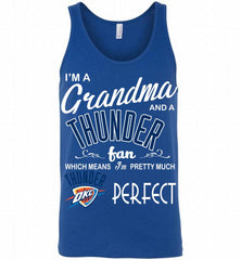I'M A Grandma And A Oklahoma City Thunder Fans Perfect Tank - zezetee